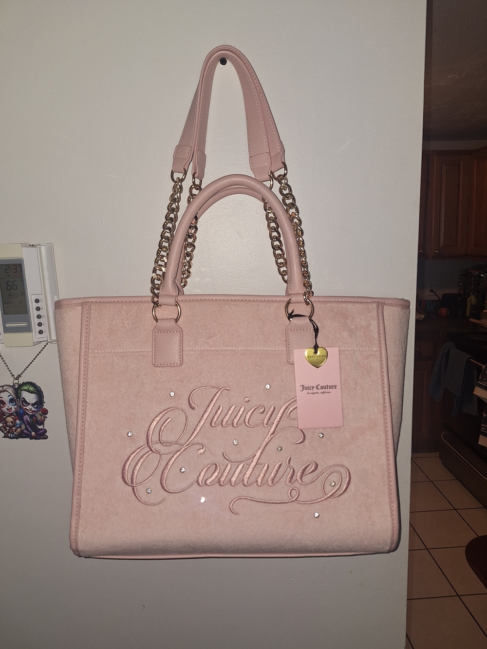 EXCLUSIVE Juicy Couture Pale Pink Chain-Handle Tote